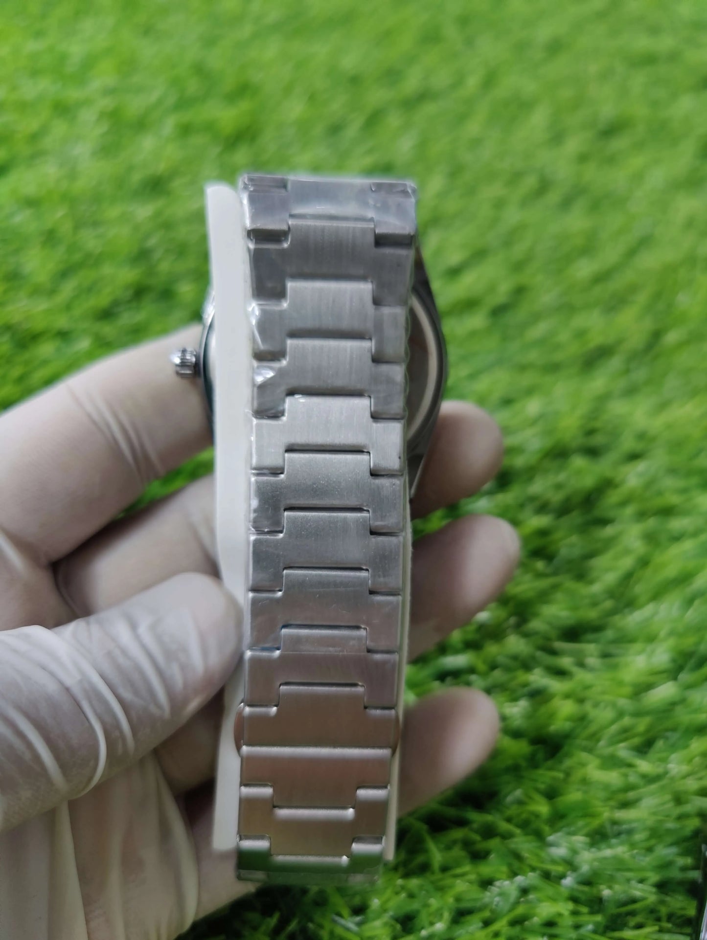 New Tissot PRX watch with stainless steel strap in black box