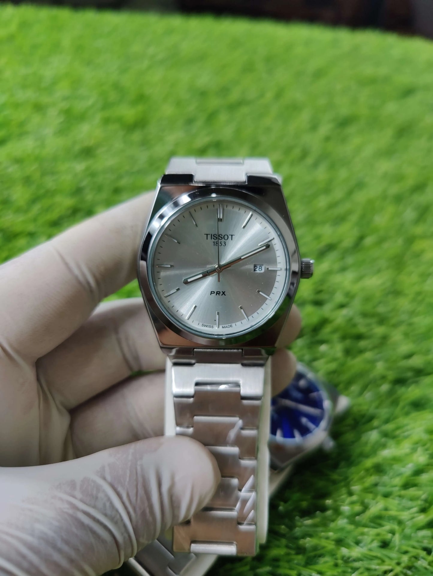 Tissot white dial PRX watch for men in stainless steel – Pakistan