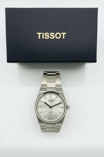 Tissot Men's PRX 40mm Quartz White Dial – Stainless Steel Watch