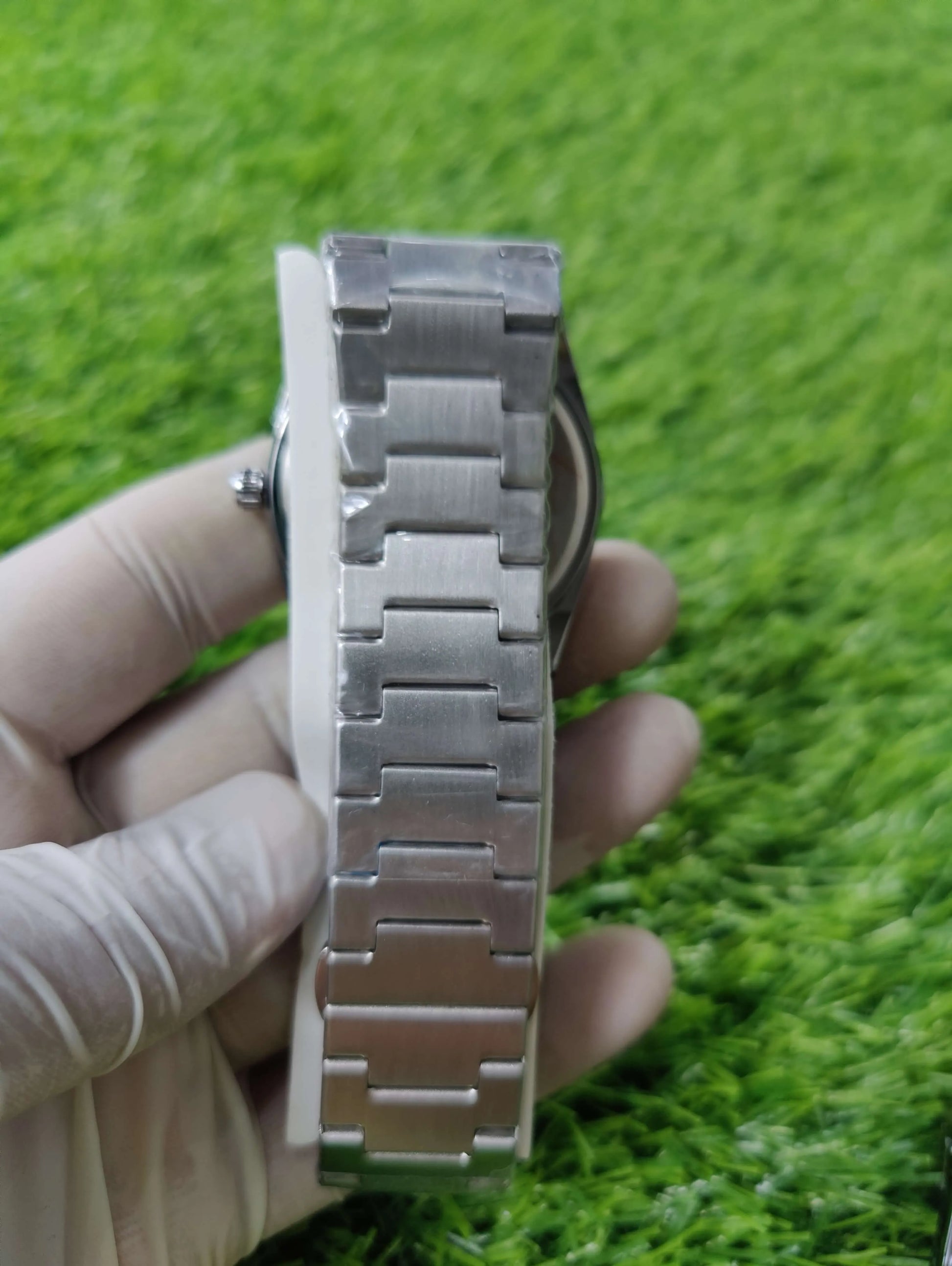New Tissot PRX watch with stainless steel strap in black box