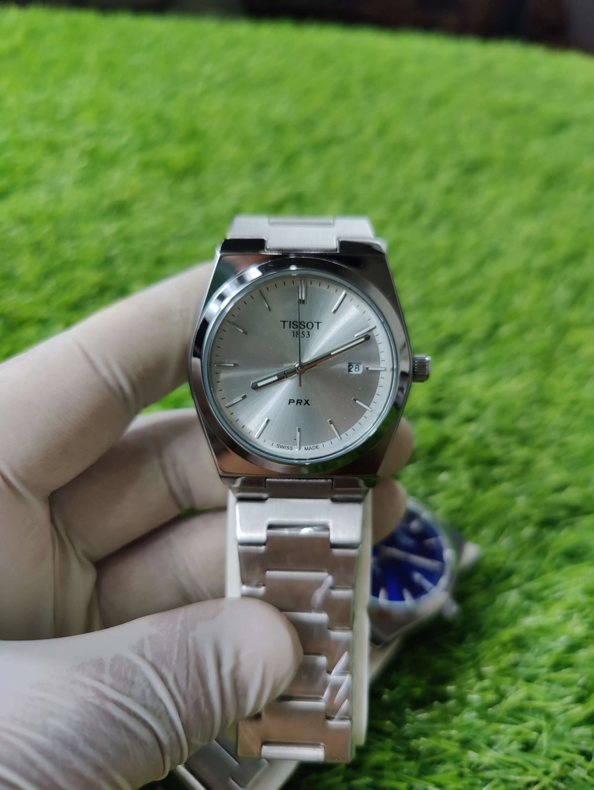 Tissot white dial PRX watch for men in stainless steel – Pakistan